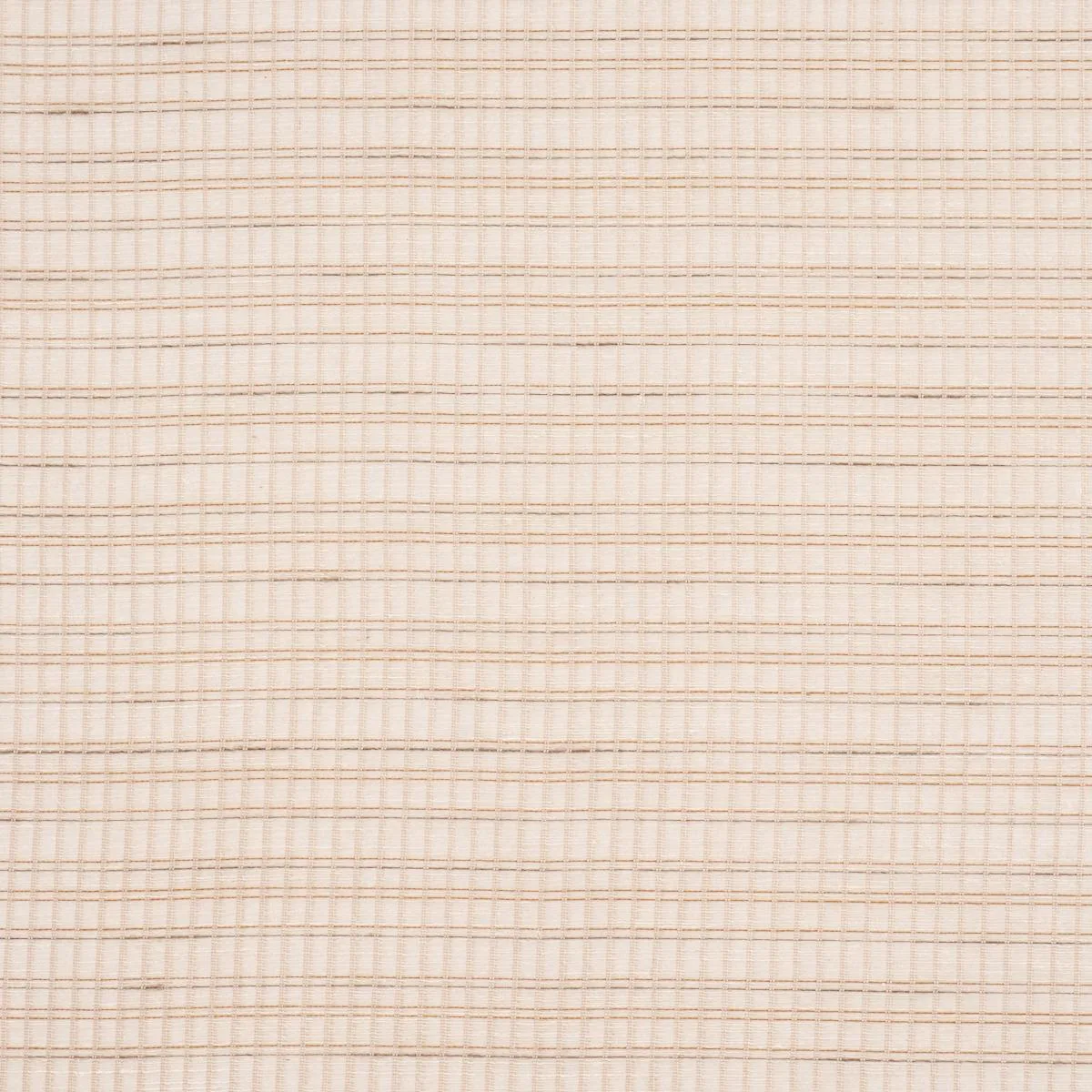 Schumacher 86051 Payton Linen Sheer Grid Natural fabric swatch