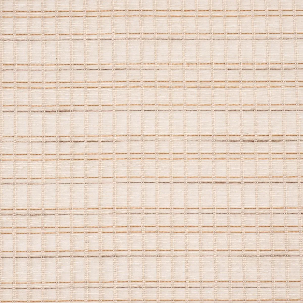 Schumacher 86051 Payton Linen Sheer Grid Natural fabric swatch
