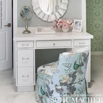 Schumacher 175912 Peacock Aqua fabric swatch