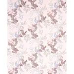 Schumacher 175916 Peacock Blush fabric swatch