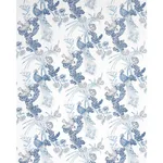 Schumacher 175915 Peacock Porcelain fabric swatch