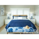 Schumacher 173065 Pearl River Blues fabric swatch