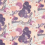 Schumacher 173062 Pearl River Blush fabric swatch