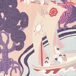 Schumacher 173062 Pearl River Blush fabric swatch