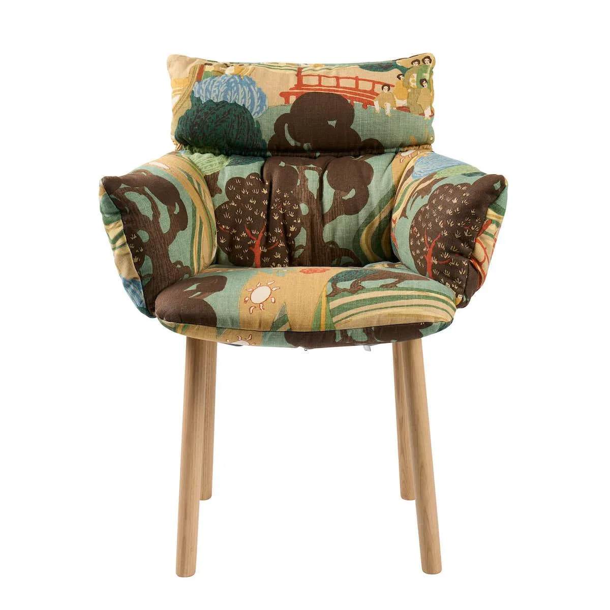 Schumacher 173061 Pearl River Jade fabric swatch