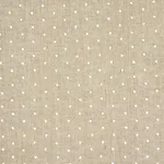 Schumacher 67980 Pebble Embroidery Linen fabric swatch