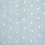 Schumacher 67981 Pebble Embroidery Sky fabric swatch