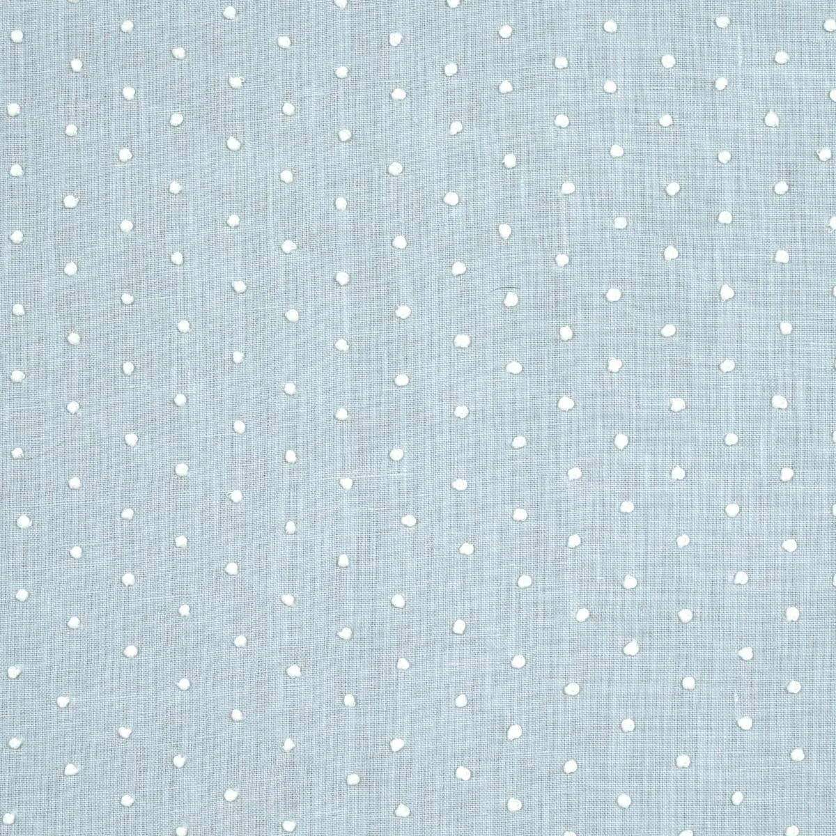 Schumacher 67981 Pebble Embroidery Sky fabric swatch