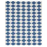 Schumacher 180031 Penelope Knot Blue fabric swatch