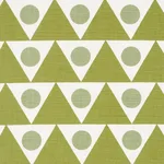 Schumacher 182221 Pennant Green fabric swatch