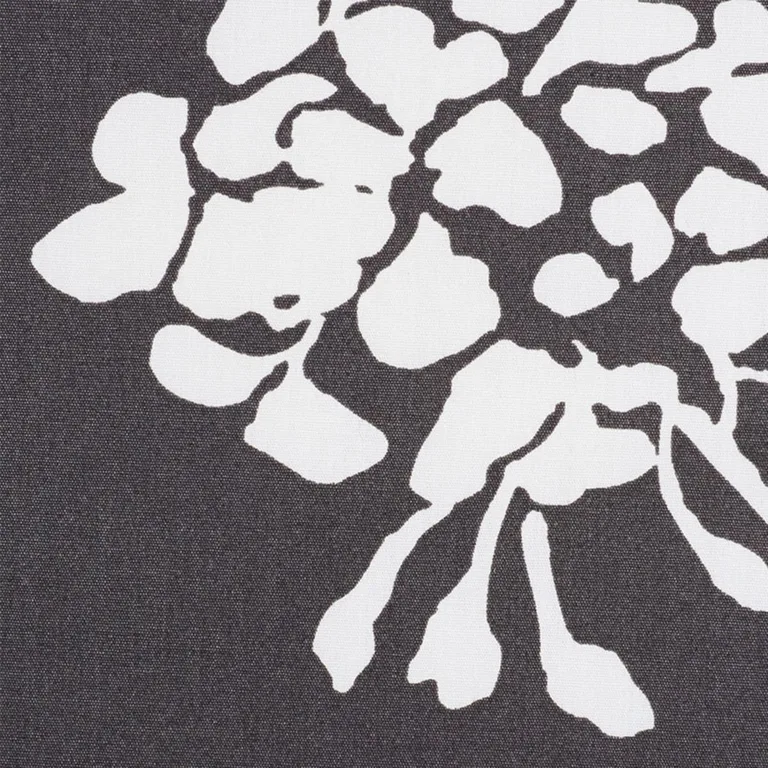 Schumacher 178541 Pennick Chintz Black fabric swatch