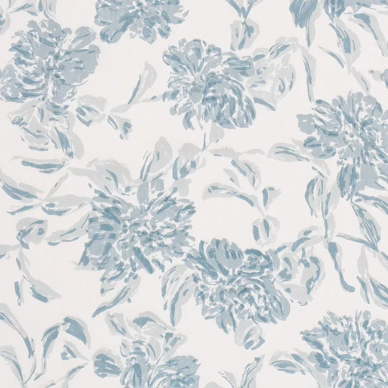 Schumacher TL400071 Peony Chambray fabric swatch