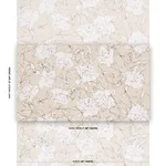 Schumacher TL400062 Peony Silhouette Graphite fabric swatch
