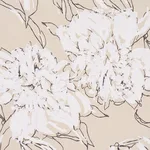 Schumacher TL400062 Peony Silhouette Graphite fabric swatch