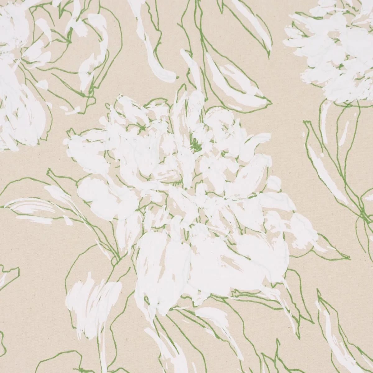 Schumacher TL400061 Peony Silhouette Leaf fabric swatch