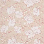 Schumacher TL400060 Peony Silhouette Red fabric swatch