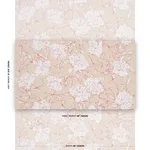 Schumacher TL400060 Peony Silhouette Red fabric swatch