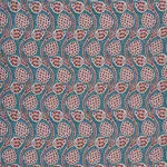 Schumacher 72000 Persephone Peacock fabric swatch