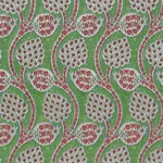 Schumacher 72001 Persephone Verdant fabric swatch