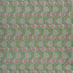 Schumacher 72001 Persephone Verdant fabric swatch