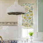 Schumacher 173013 Persian Lancers Citron fabric swatch
