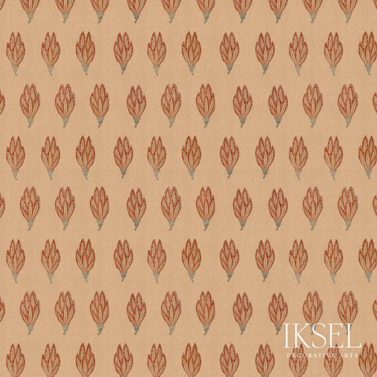 Schumacher RF913CS01 Persian Tulips Original fabric swatch