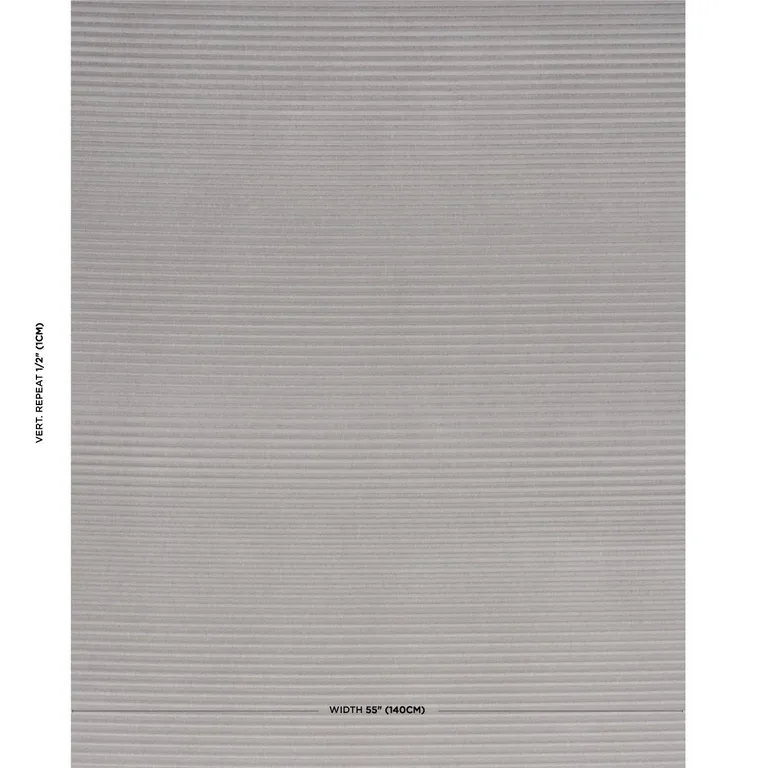 Schumacher 83302 Petite Channeled Velvet Otter Grey fabric swatch