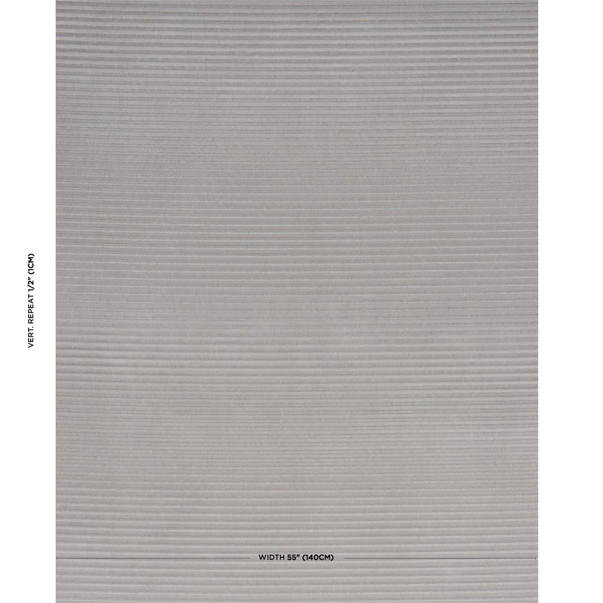 Schumacher 83302 Petite Channeled Velvet Otter Grey fabric swatch