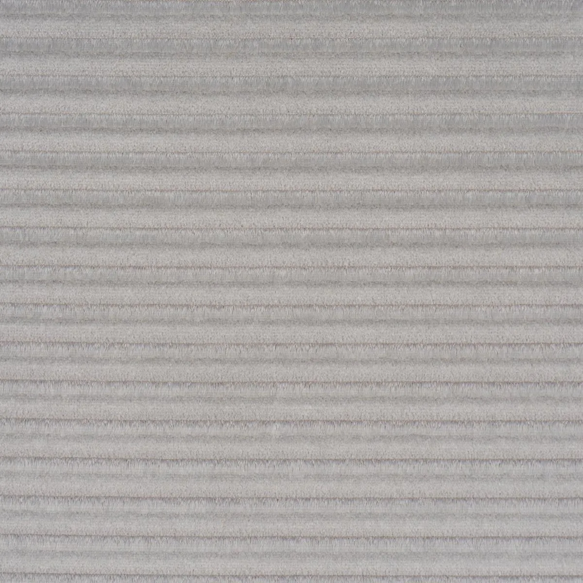 Schumacher 83302 Petite Channeled Velvet Otter Grey fabric swatch