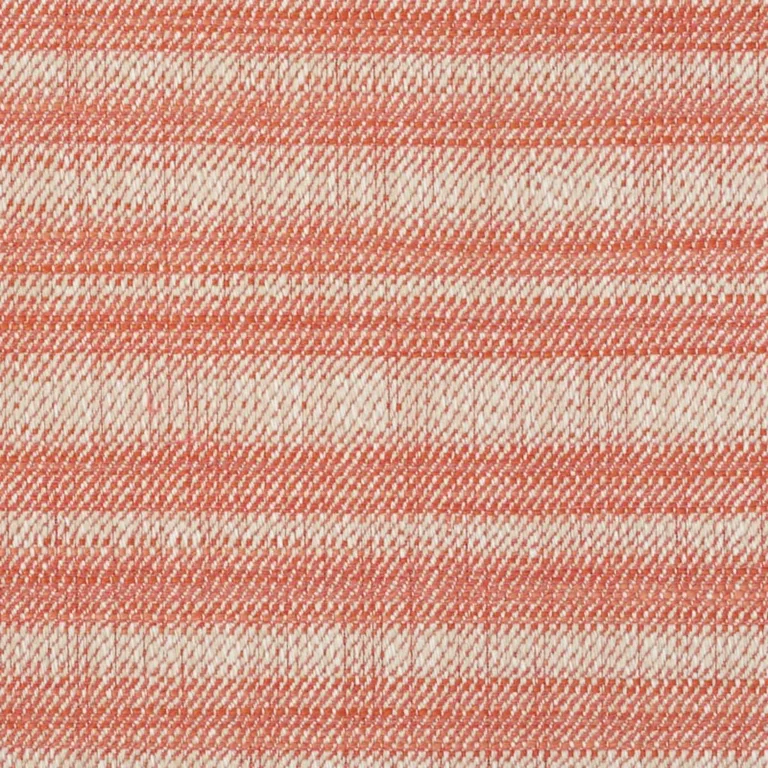 Schumacher 73363 Petra Stripe Clay fabric swatch