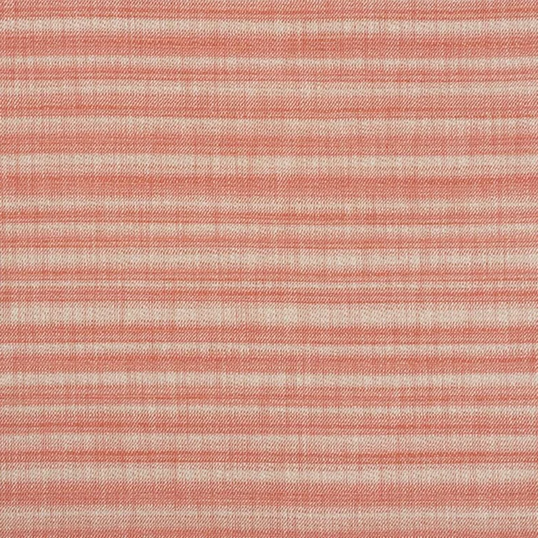 Schumacher 73363 Petra Stripe Clay fabric swatch