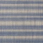 Schumacher 73361 Petra Stripe Indigo fabric swatch