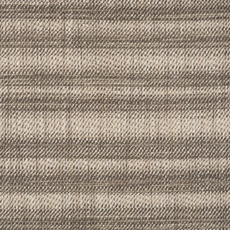 Schumacher 73360 Petra Stripe Stone fabric swatch