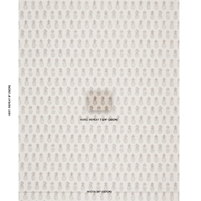 Schumacher 181022 PiñA Cove Indoor/Outdoor Coconut fabric swatch