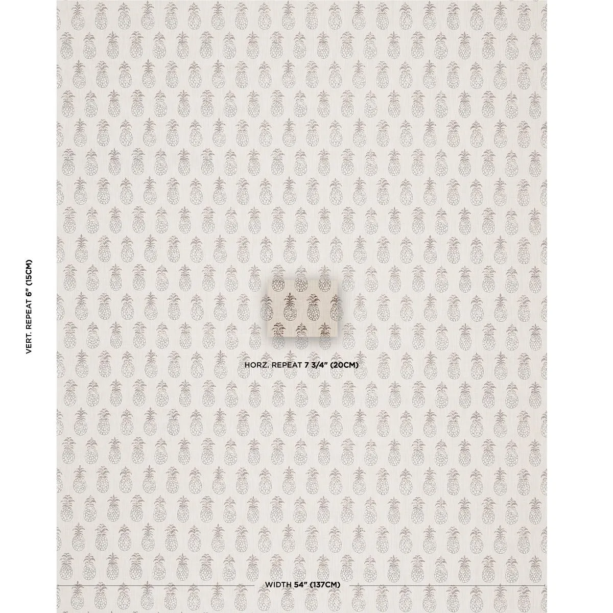 Schumacher 181022 PiñA Cove Indoor/Outdoor Coconut fabric swatch
