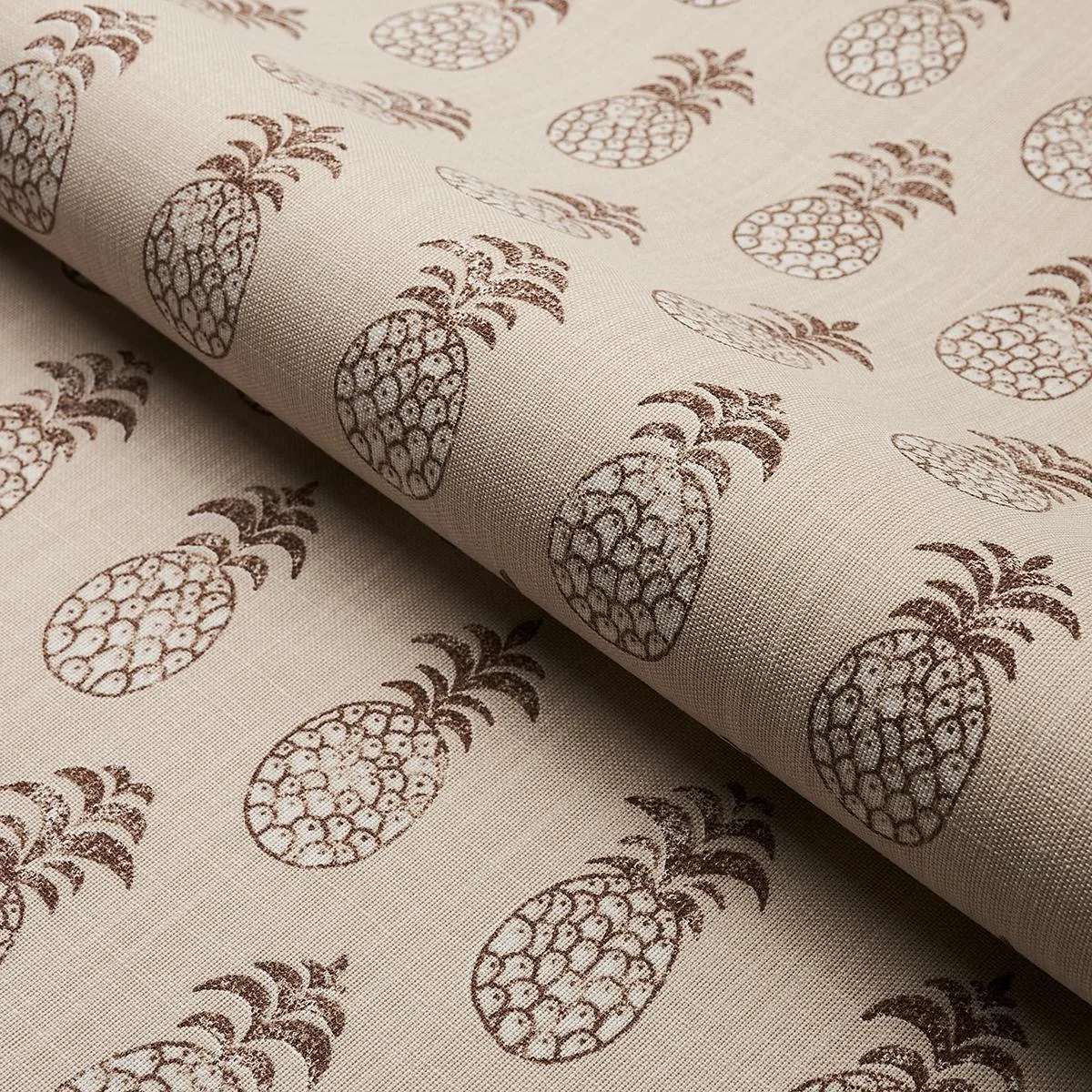 Schumacher 181022 PiñA Cove Indoor/Outdoor Coconut fabric swatch