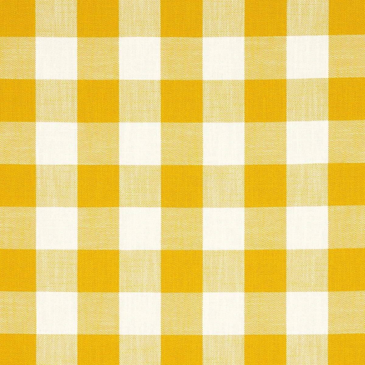 Schumacher 82322 Picnic Indoor/Outdoor Canary fabric swatch
