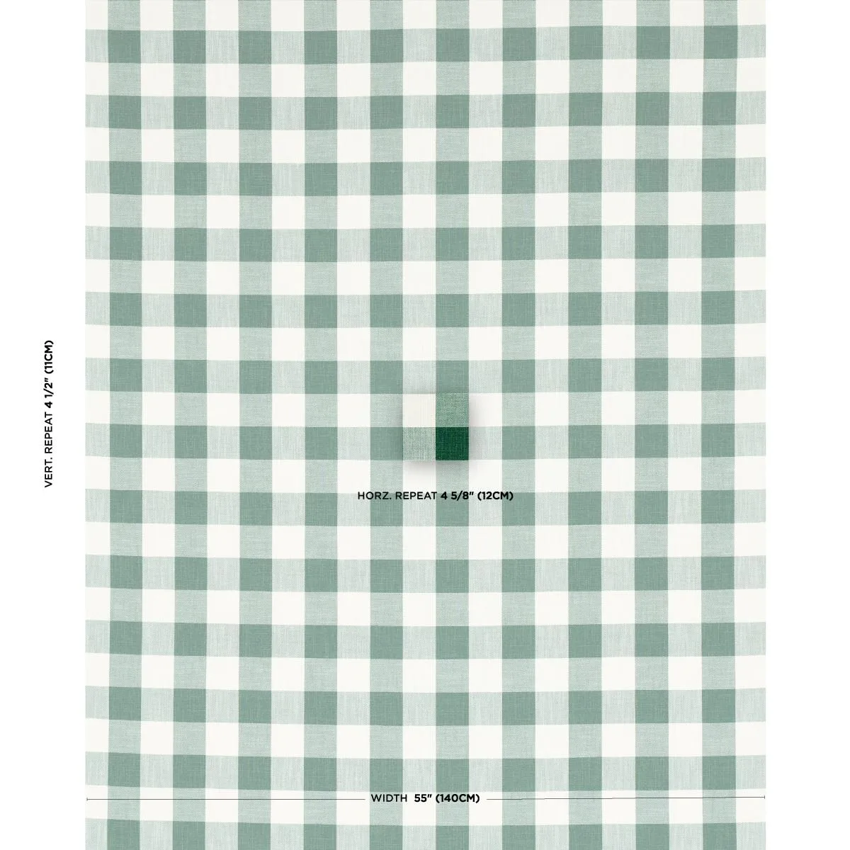 Schumacher 82321 Picnic Indoor/Outdoor Emerald fabric swatch