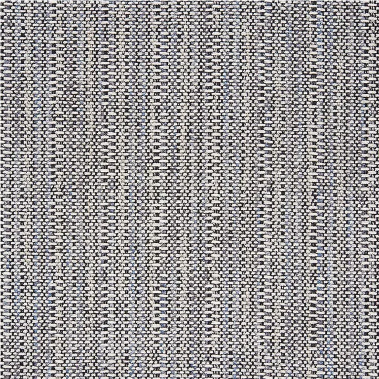 Schumacher 75641 Piedmont Chenille Black & Neutral fabric swatch