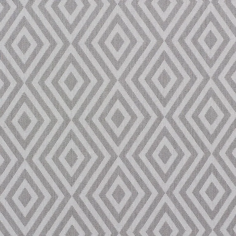 Schumacher 76330 Piedra Indoor/Outdoor Gray fabric swatch