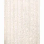 Schumacher 67881 Piero Stripe Embroidered Sheer Linen fabric swatch