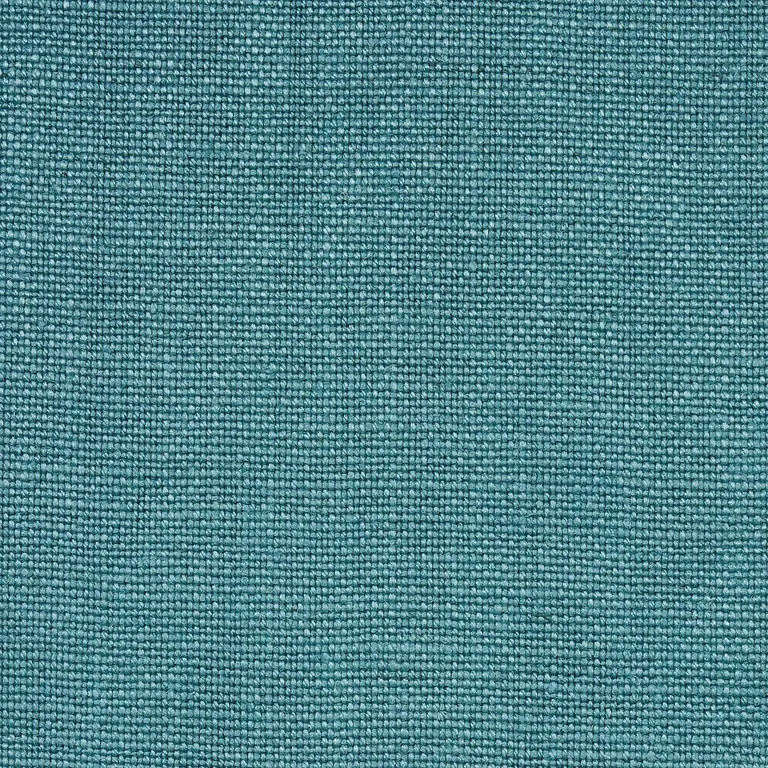 Schumacher 69948 Piet Performance Linen Aquamarine fabric swatch