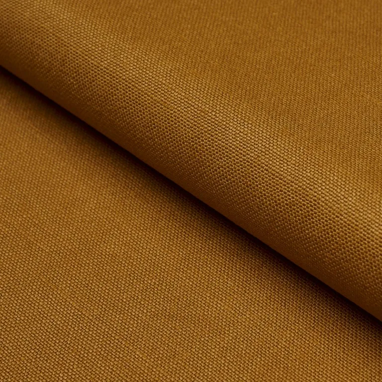 Schumacher 86465 Piet Performance Linen Camel fabric swatch