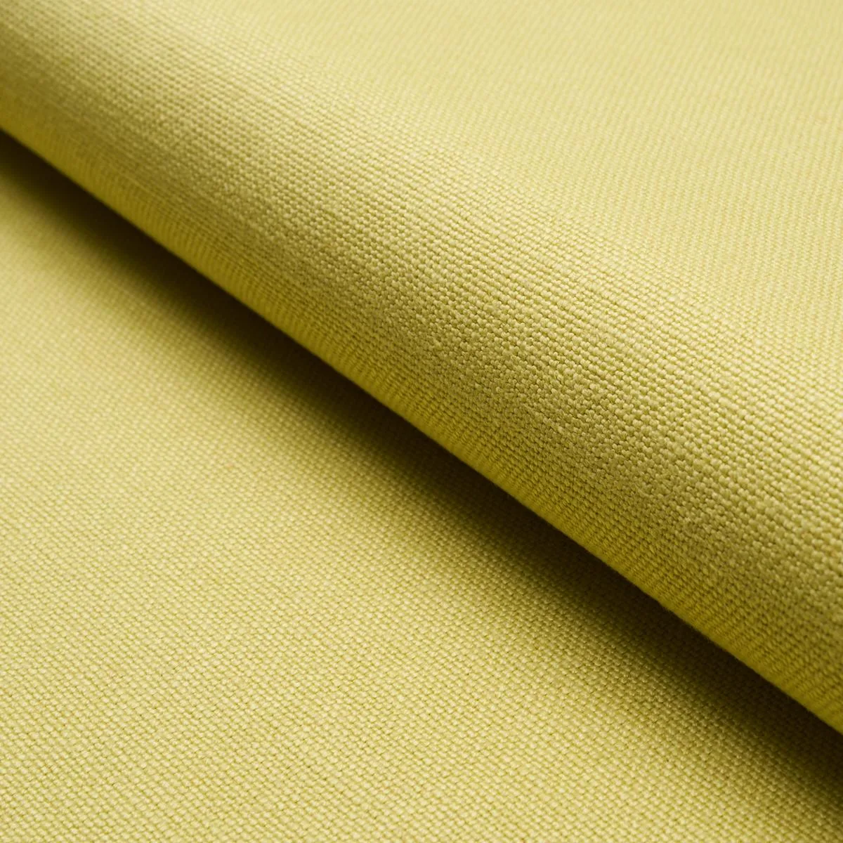 Schumacher 86462 Piet Performance Linen Citron Vert fabric swatch
