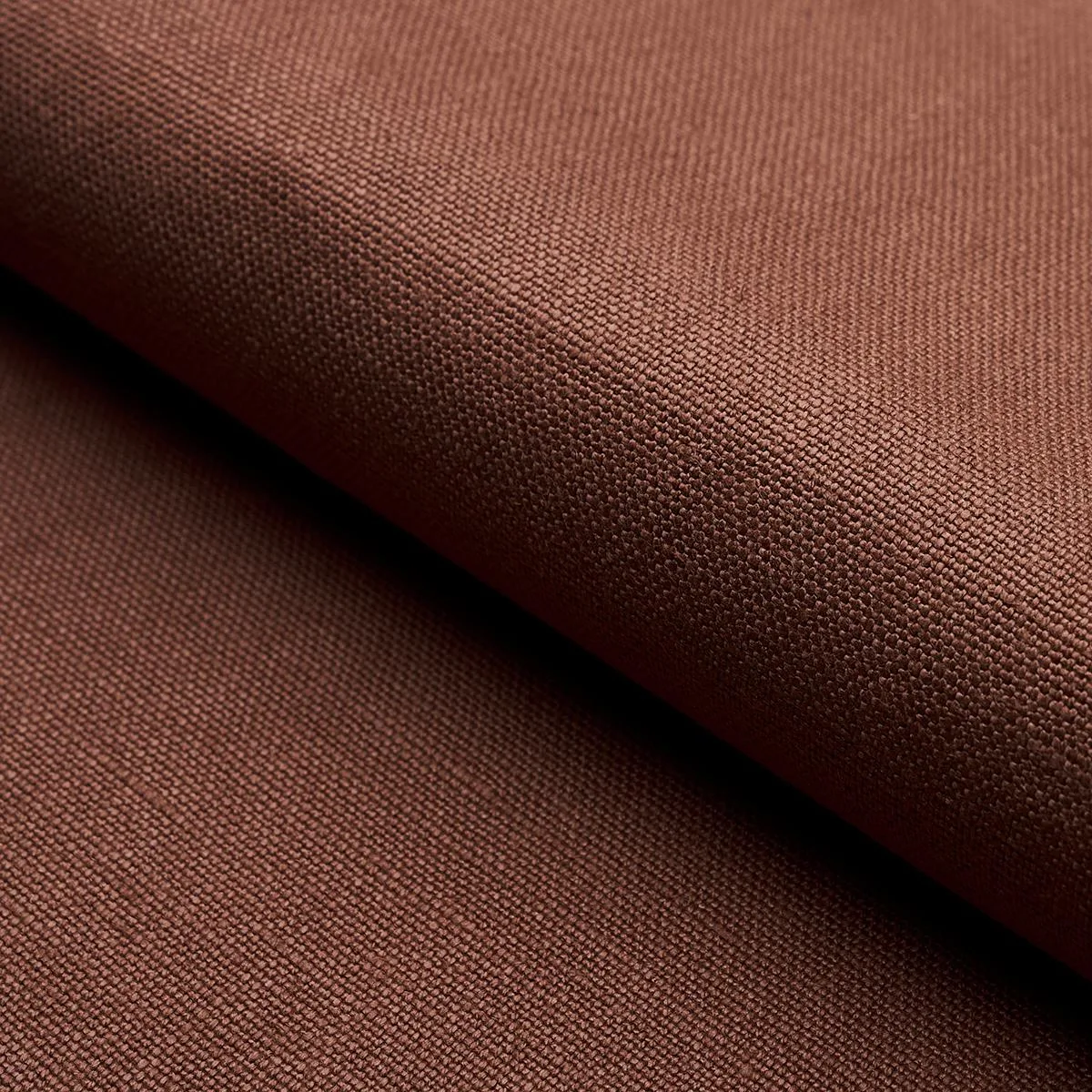 Schumacher 82593 Piet Performance Linen Clay fabric swatch