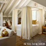 Schumacher 69901 Piet Performance Linen Cream fabric swatch