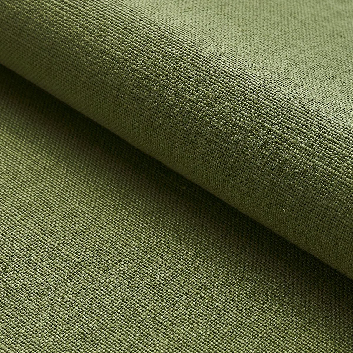 Schumacher 82597 Piet Performance Linen Moss fabric swatch
