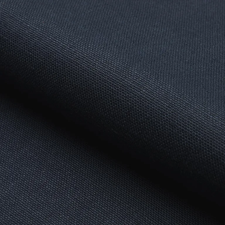 Schumacher 69930 Piet Performance Linen Navy fabric swatch
