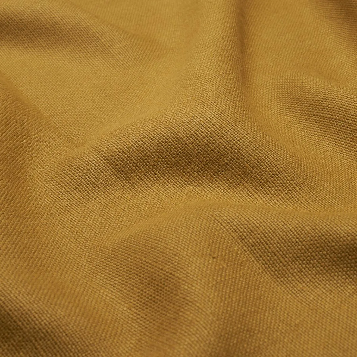 Schumacher 86464 Piet Performance Linen Ochre fabric swatch