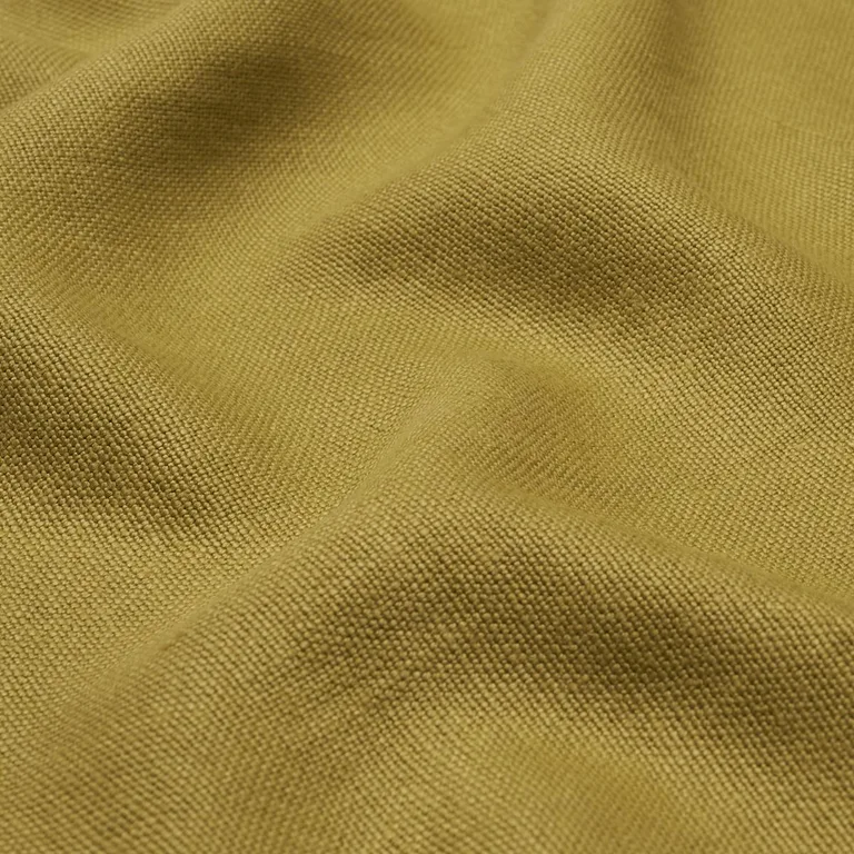 Schumacher 86463 Piet Performance Linen Olive fabric swatch